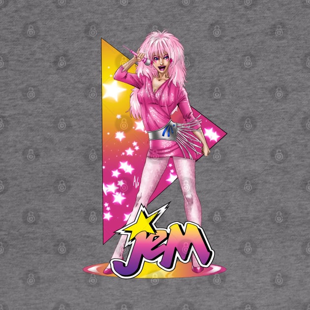 Jem with logo by AV Art Studio